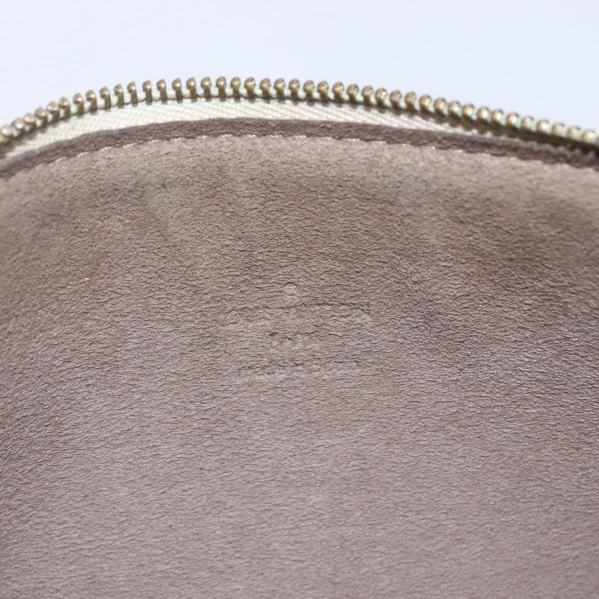 LOUIS VUITTON Multicolor Pochette Accessoires Pouch Black M92648 LV Auth 152410