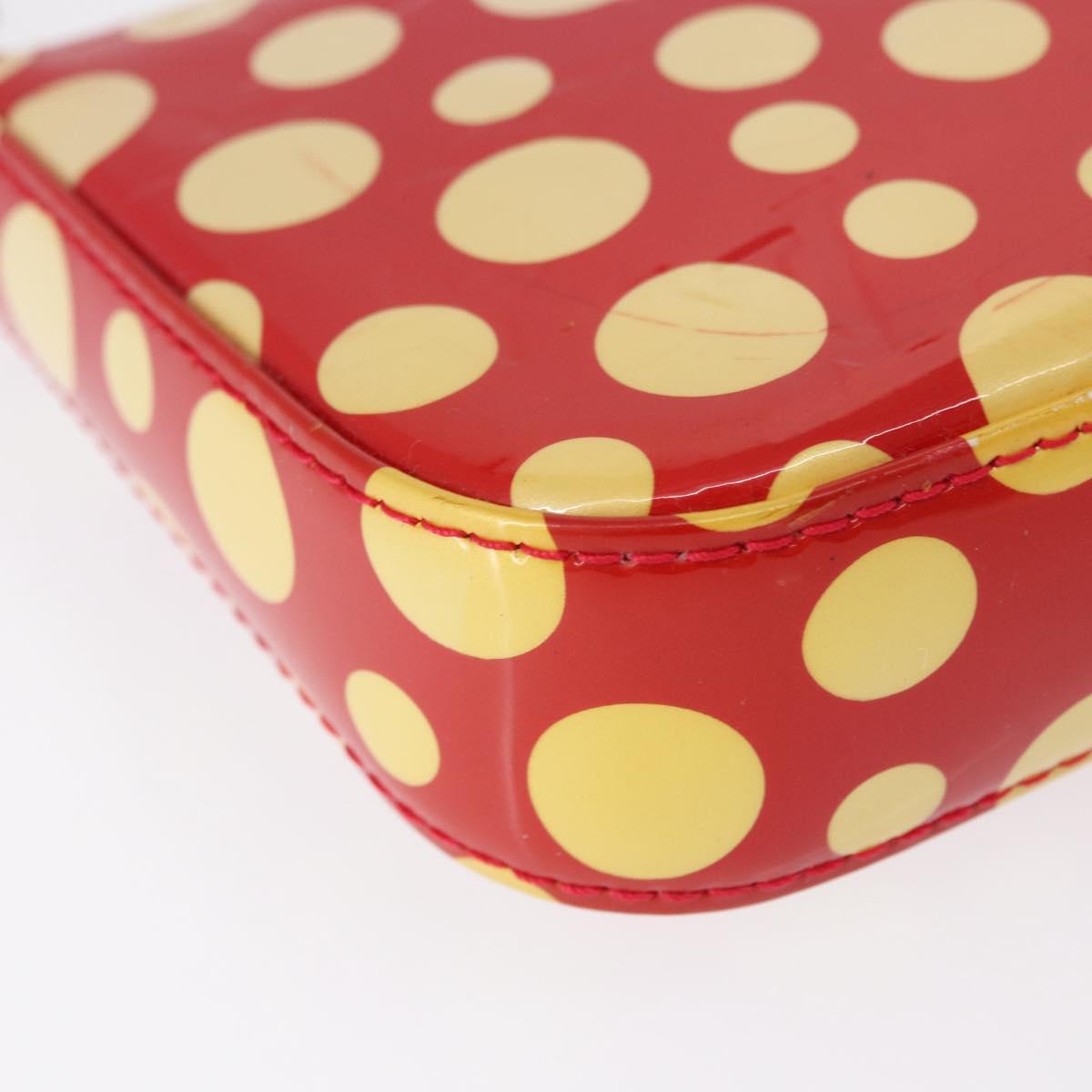 LOUIS VUITTON Vernis Dot Infini Pochette Accessoires Pouch M91428 Auth 152414V