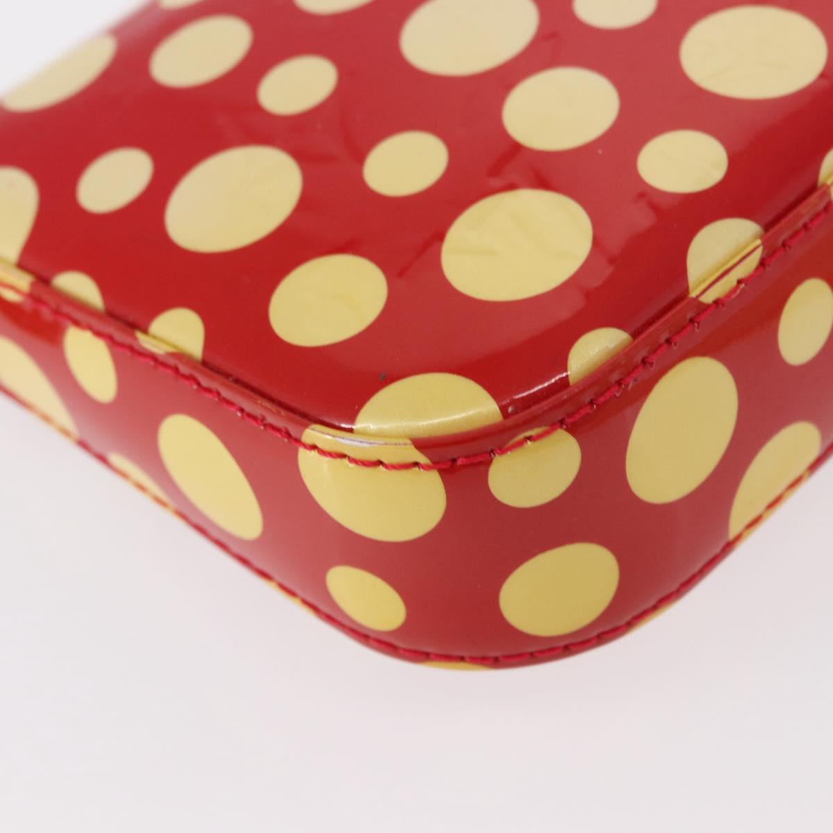 LOUIS VUITTON Vernis Dot Infini Pochette Accessoires Pouch M91428 Auth 152414SAV