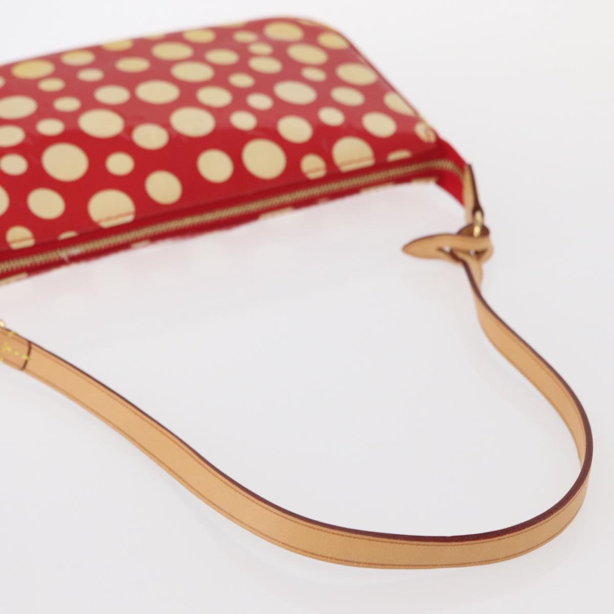 LOUIS VUITTON Vernis Dot Infini Pochette Accessoires Pouch M91428 Auth 152414V