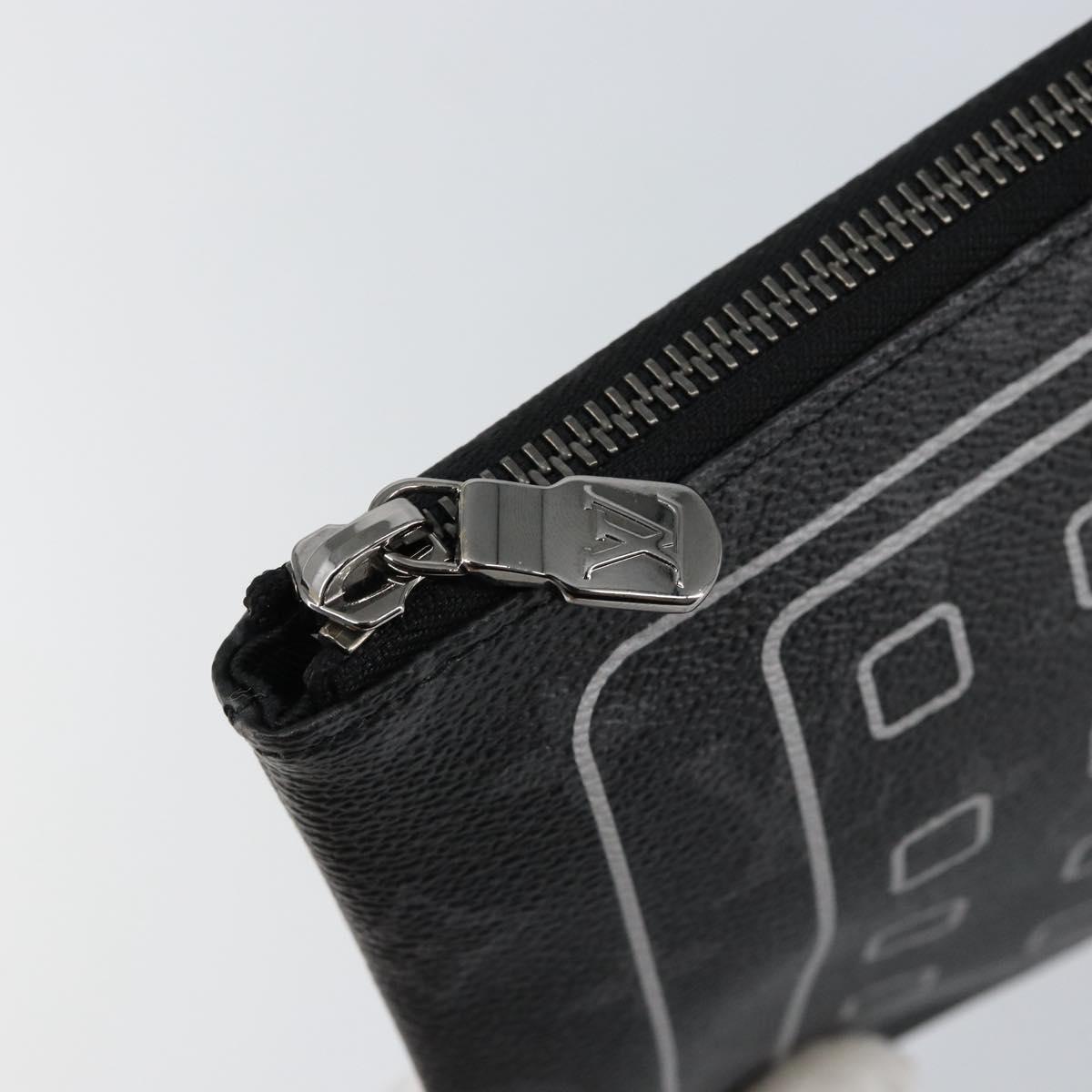 LOUIS VUITTON Monogram Eclipse Fragment iPhone Case M64433 LV Auth 152417