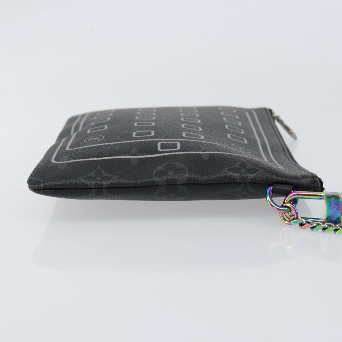 LOUIS VUITTON Monogram Eclipse Fragment iPhone Case M64433 LV Auth 152417