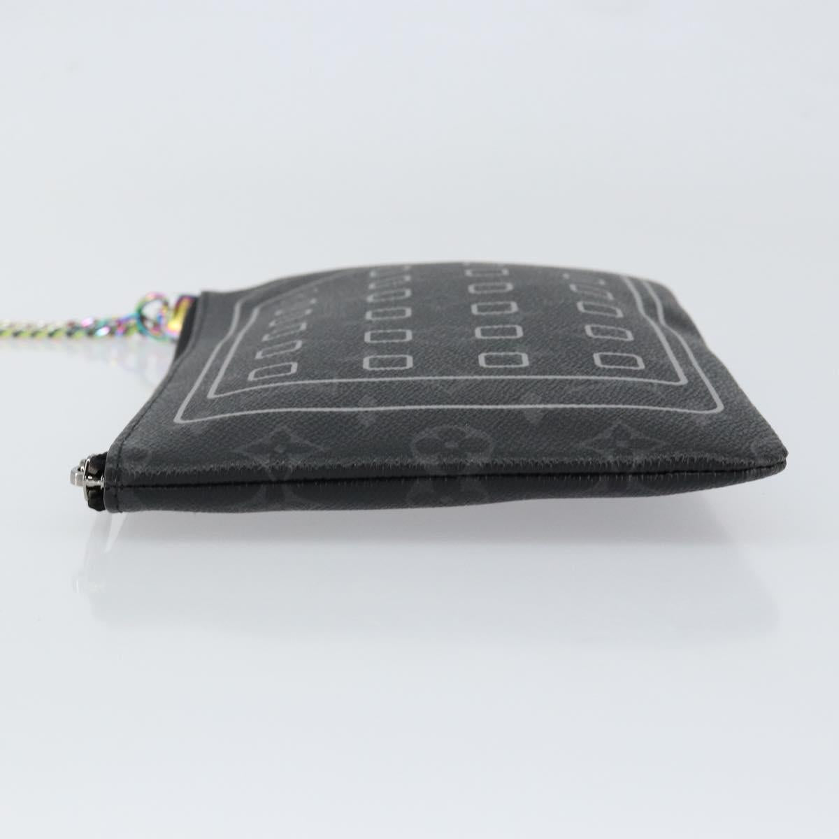 LOUIS VUITTON Monogram Eclipse Fragment iPhone Case M64433 LV Auth 152417