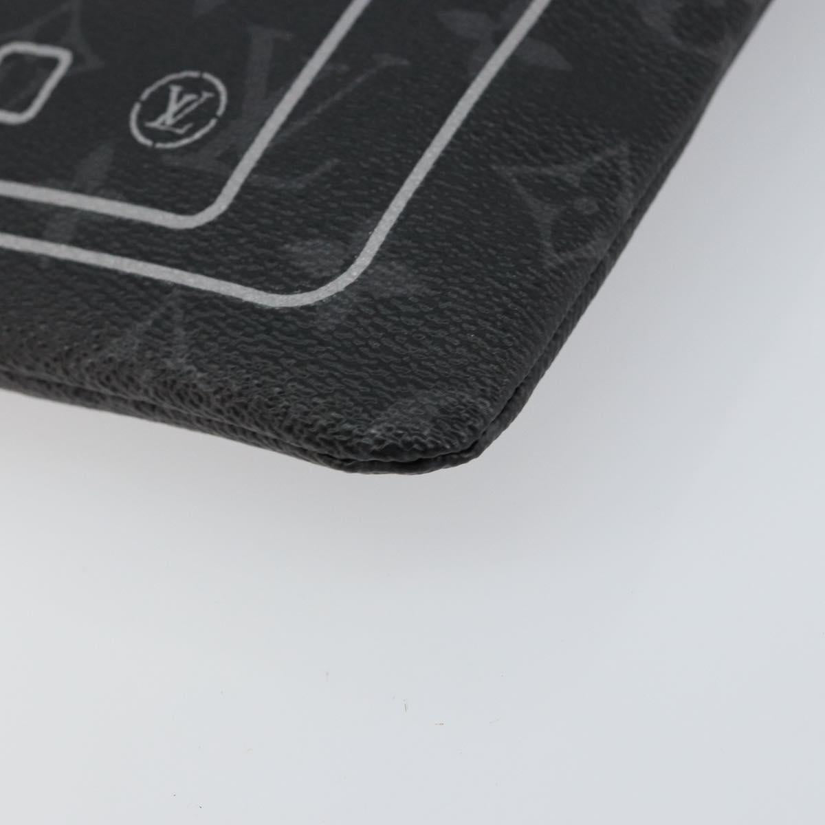 LOUIS VUITTON Monogram Eclipse Fragment iPhone Case M64433 LV Auth 152417