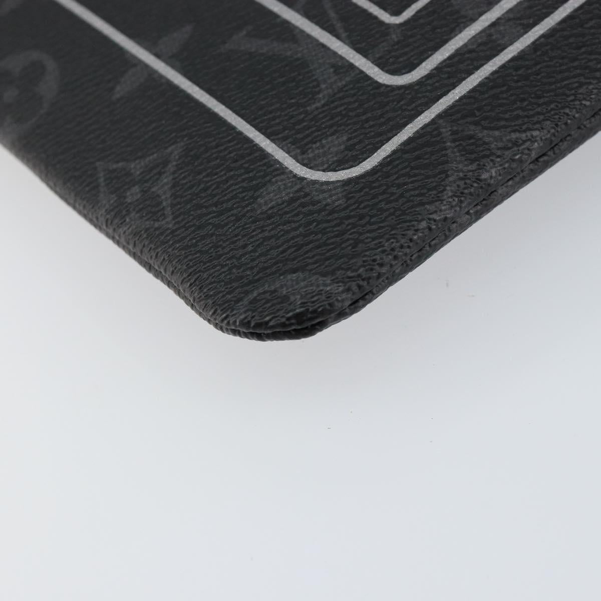 LOUIS VUITTON Monogram Eclipse Fragment iPhone Case M64433 LV Auth 152417