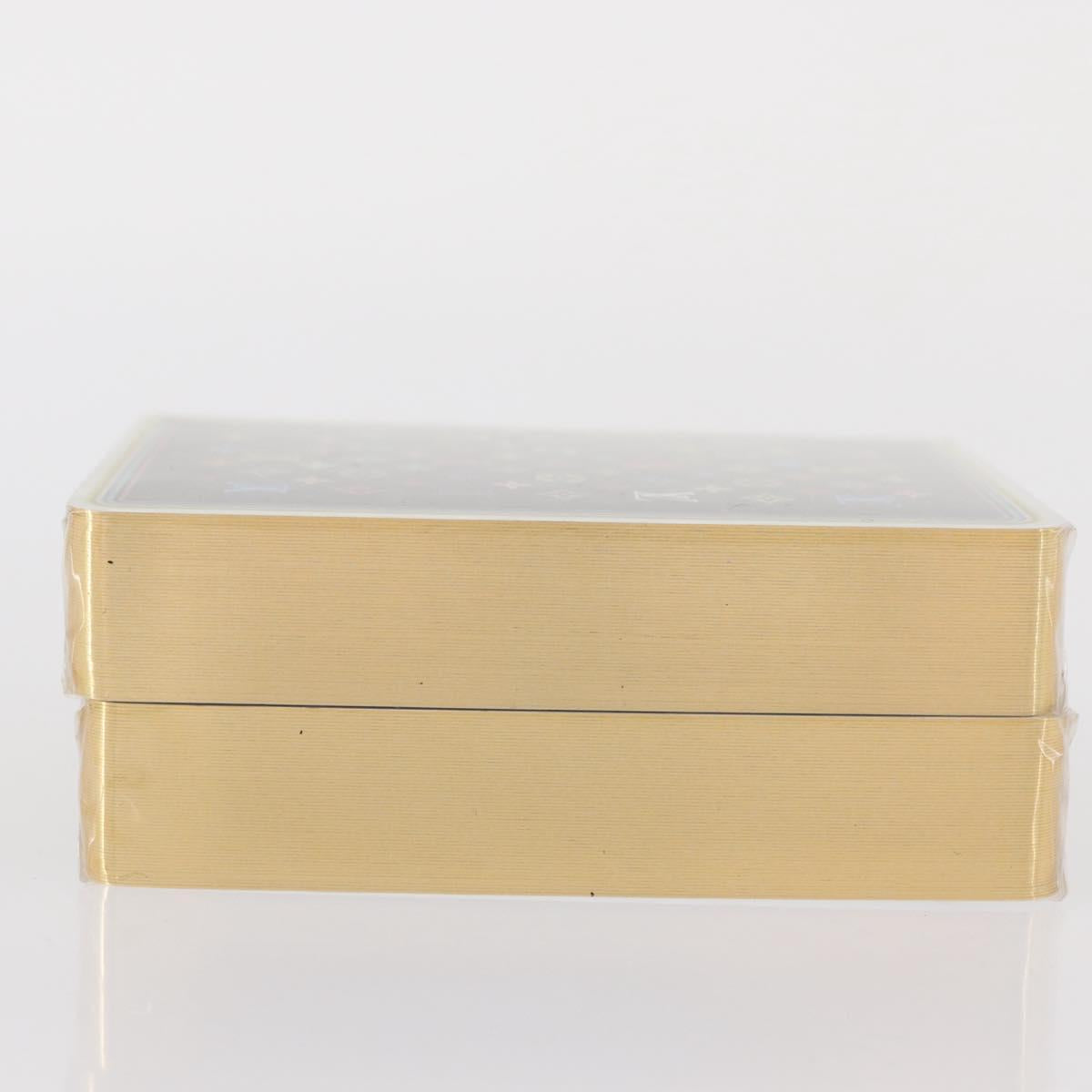 LOUIS VUITTON Monogram Multicolor Playing Cards Black White LV Auth 152420A