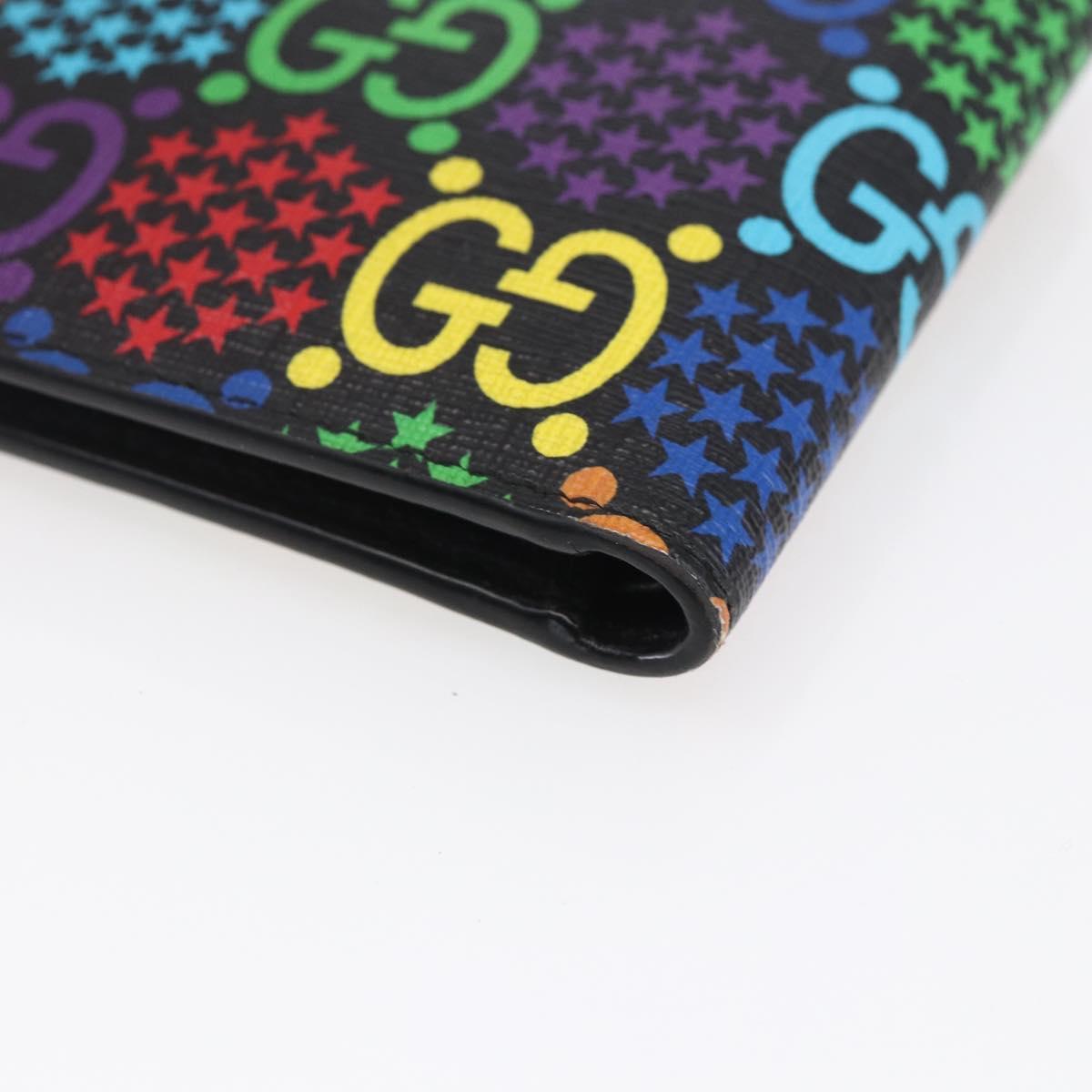 GUCCI GG Psychedelic Wallet Multicolor 601089 Auth 152426M