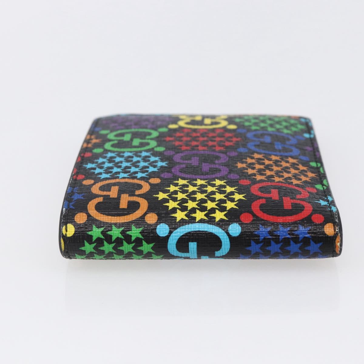 GUCCI GG Psychedelic Wallet Multicolor 601089 Auth 152426M