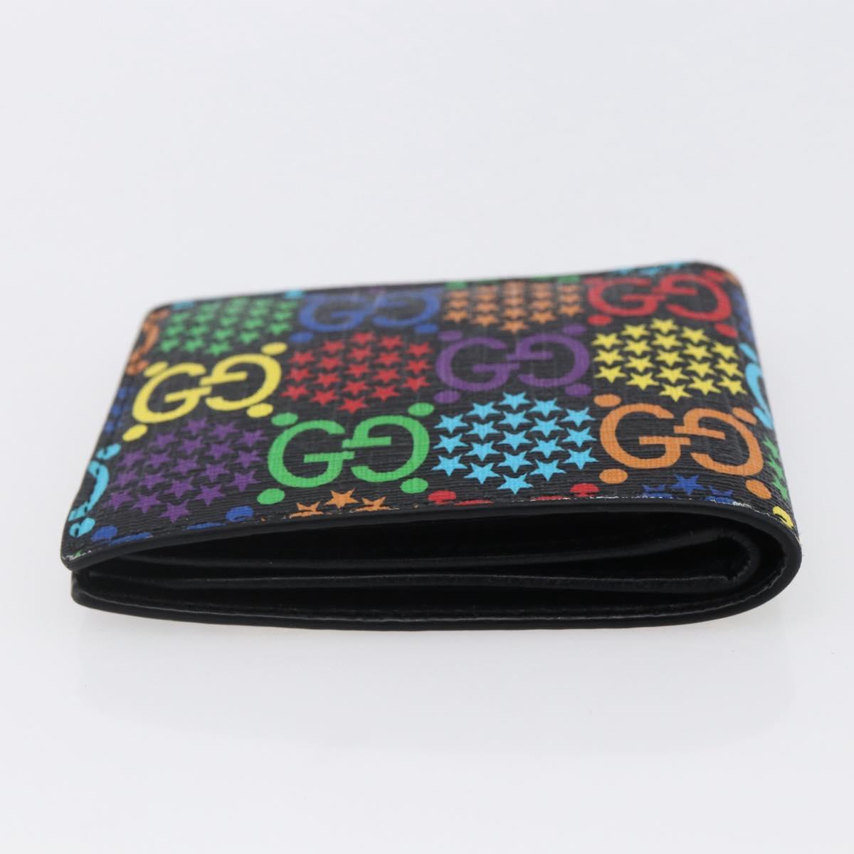 GUCCI GG Psychedelic Wallet Multicolor 601089 Auth 152426M