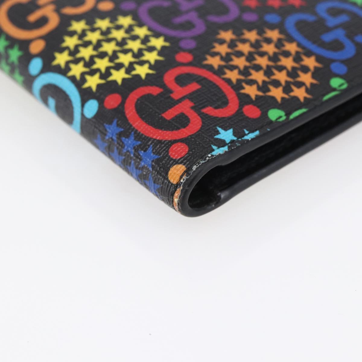GUCCI GG Psychedelic Wallet Multicolor 601089 Auth 152426M