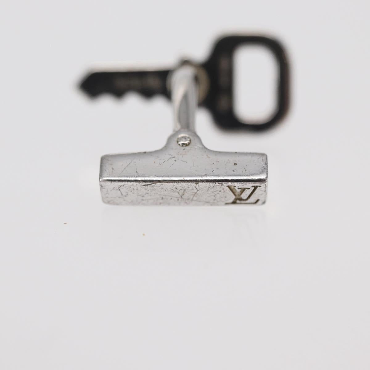 LOUIS VUITTON Bouton de Manchette Cufflinks Cuffs metal Silver SV925 Auth 152430