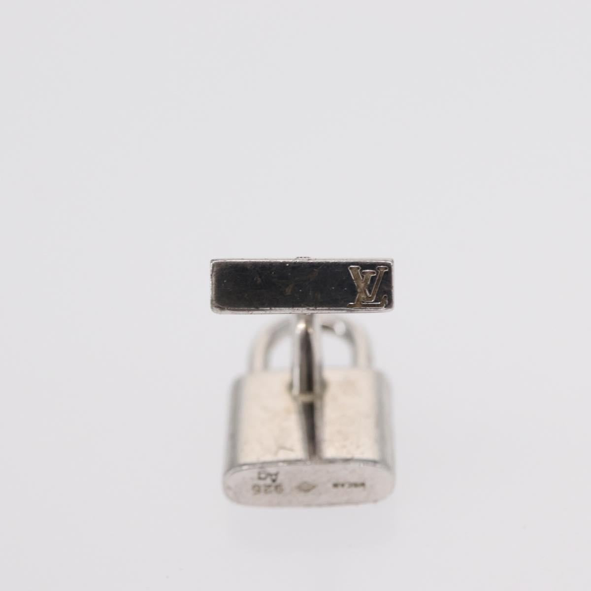 LOUIS VUITTON Bouton de Manchette Cufflinks Cuffs metal Silver SV925 Auth 152430