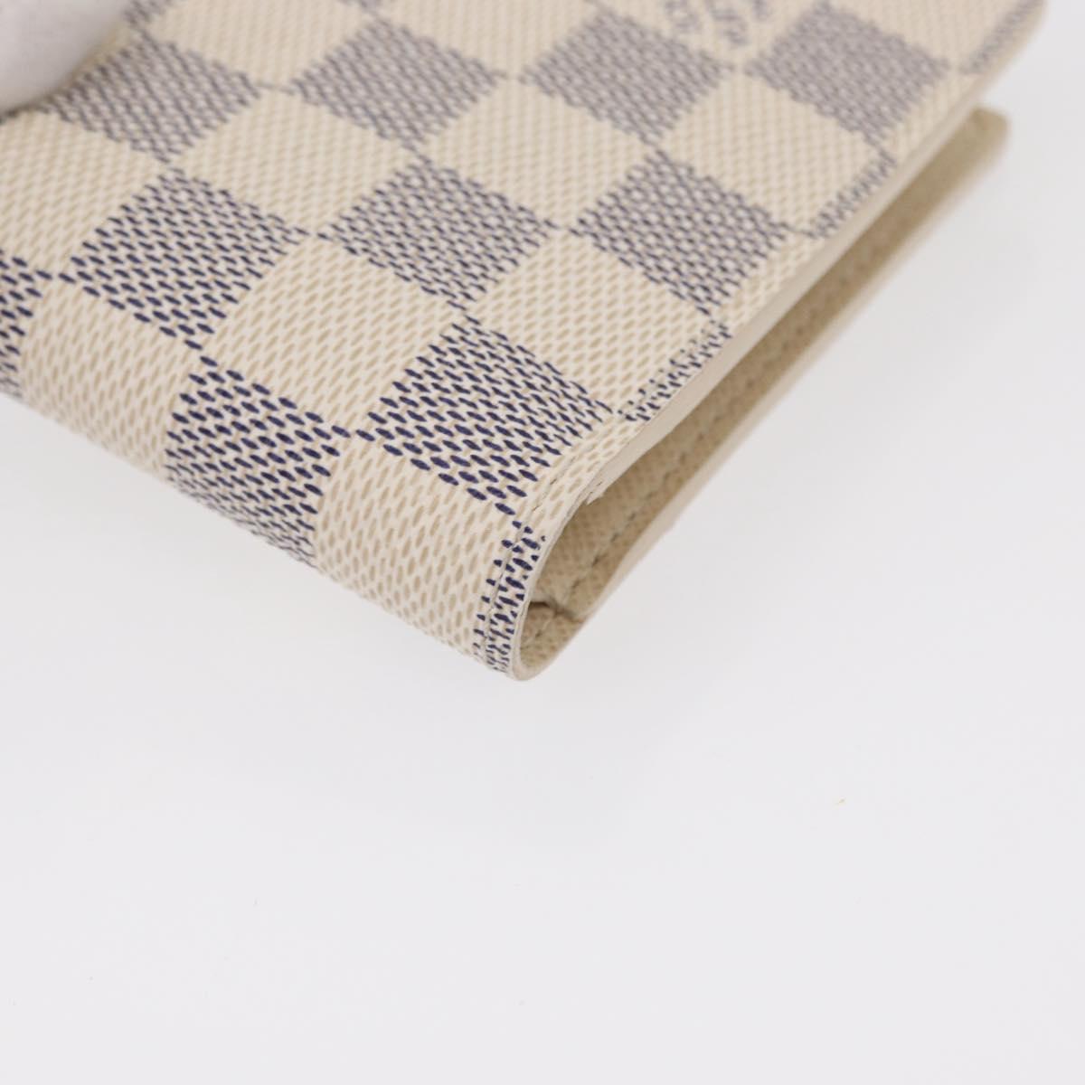 LOUIS VUITTON Damier Azur Porte Feuille Marco Bifold Wallet N60018 Auth 152433V