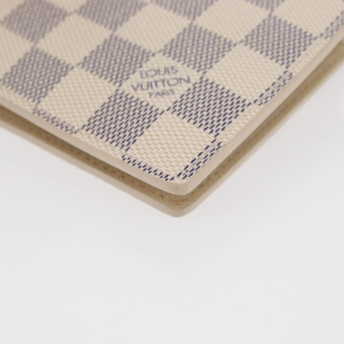 LOUIS VUITTON Damier Azur Porte Feuille Marco Bifold Wallet N60018 Auth 152433V