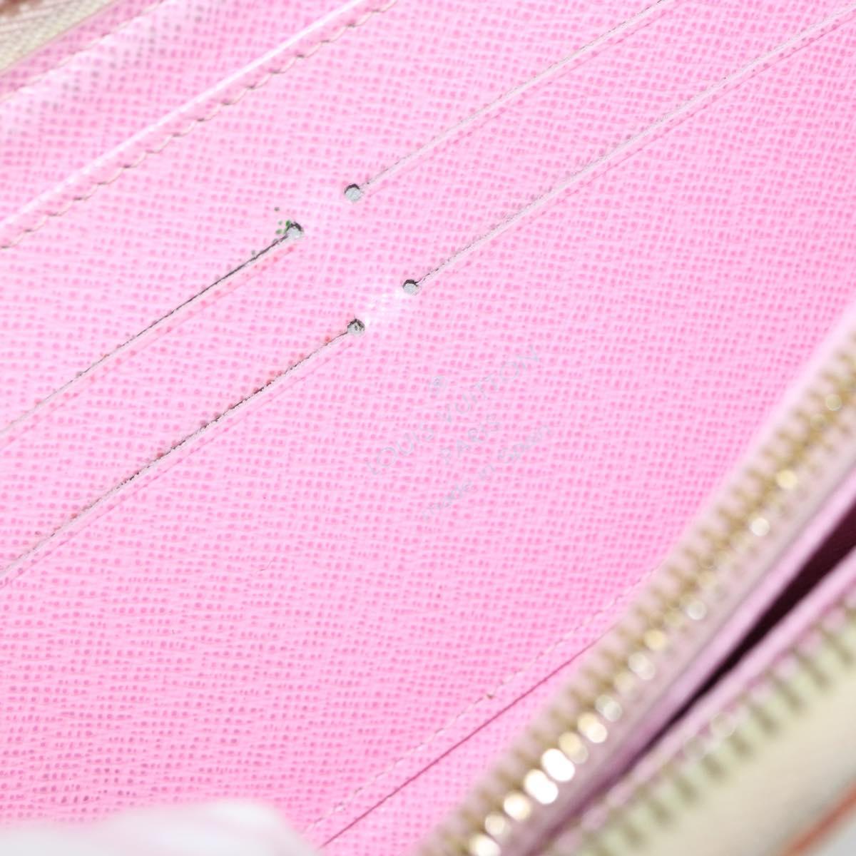 LOUIS VUITTON Monogram Multicolor Zippy Wallet Wallet White M60241 Auth 152436