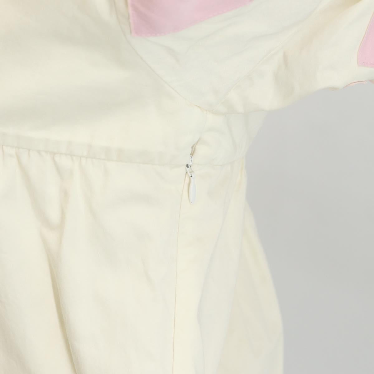 Miu Miu One Piece cotton White Auth 152442