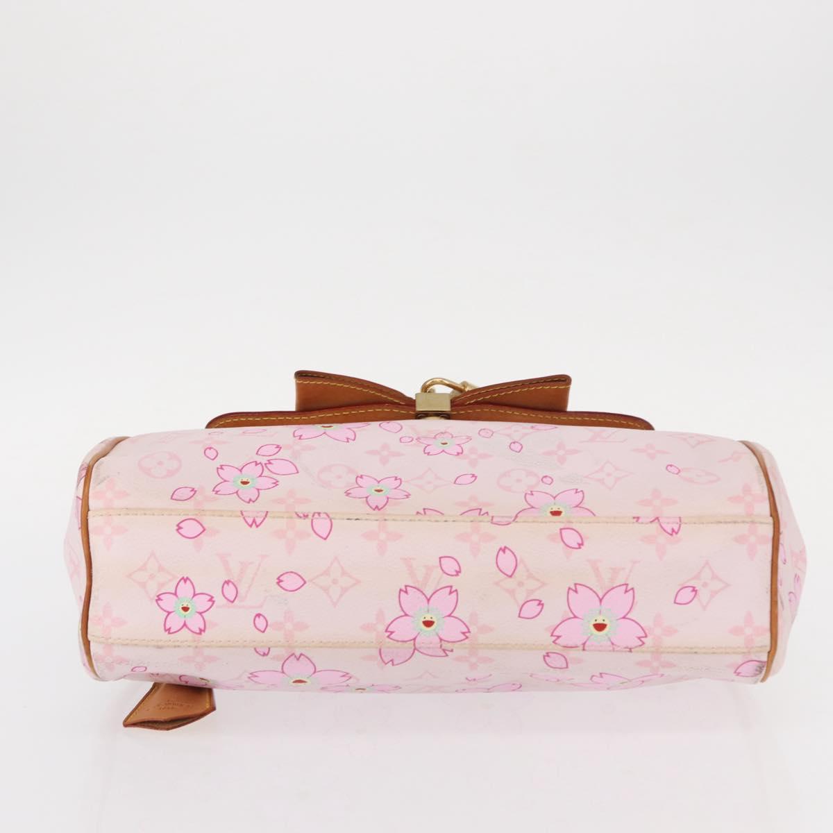 LOUIS VUITTON Monogram Cherry Blossom Sac retro PM Bag Pink M92013 Auth 152443