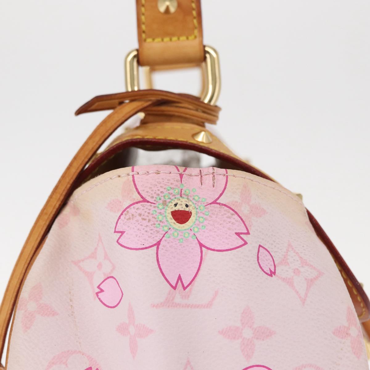 LOUIS VUITTON Monogram Cherry Blossom Sac retro PM Bag Pink M92013 Auth 152443