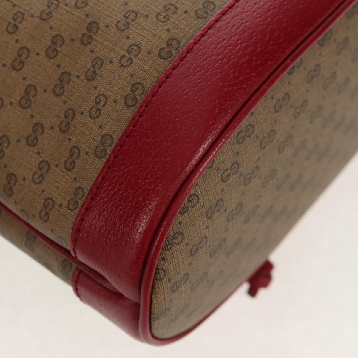 GUCCI Micro GG Supreme Doraemon Collaboration Bag PVC Beige 655597 Auth 152451AM