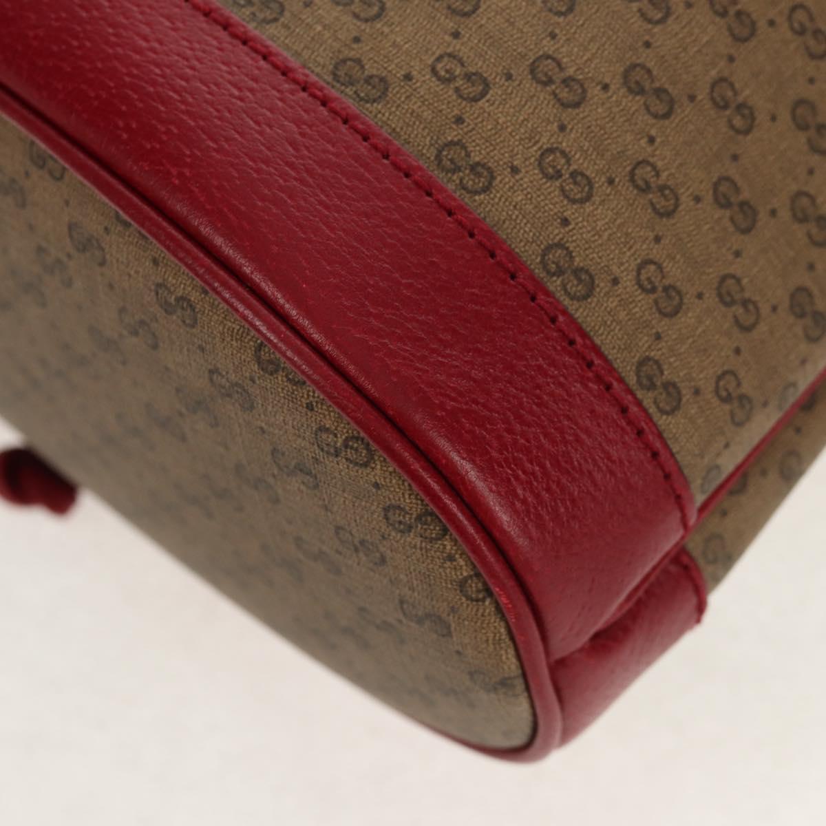 GUCCI Micro GG Supreme Doraemon Collaboration Bag PVC Beige 655597 Auth 152451AM