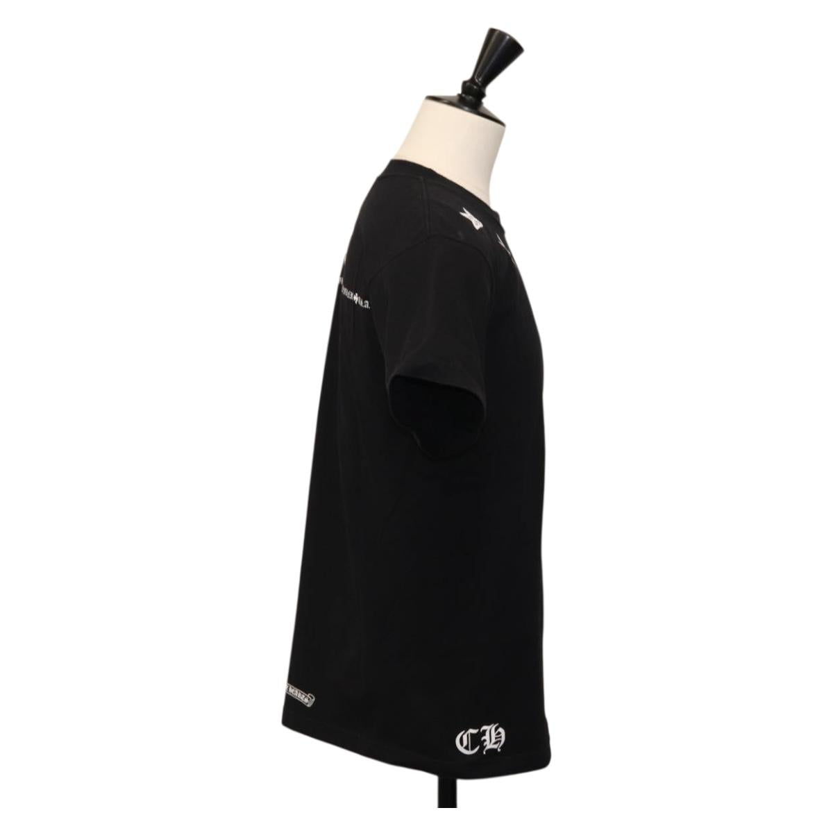 Chrome Hearts T Shirt Cotton Black Auth 152455M