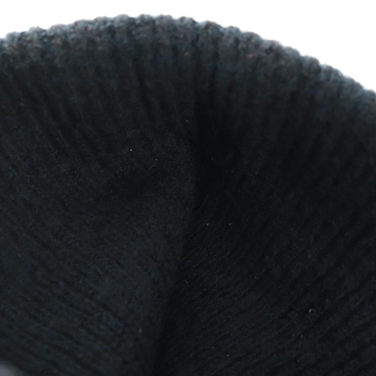 Chrome Hearts Knitted Fabrics Cap Wool Black Auth 152457M