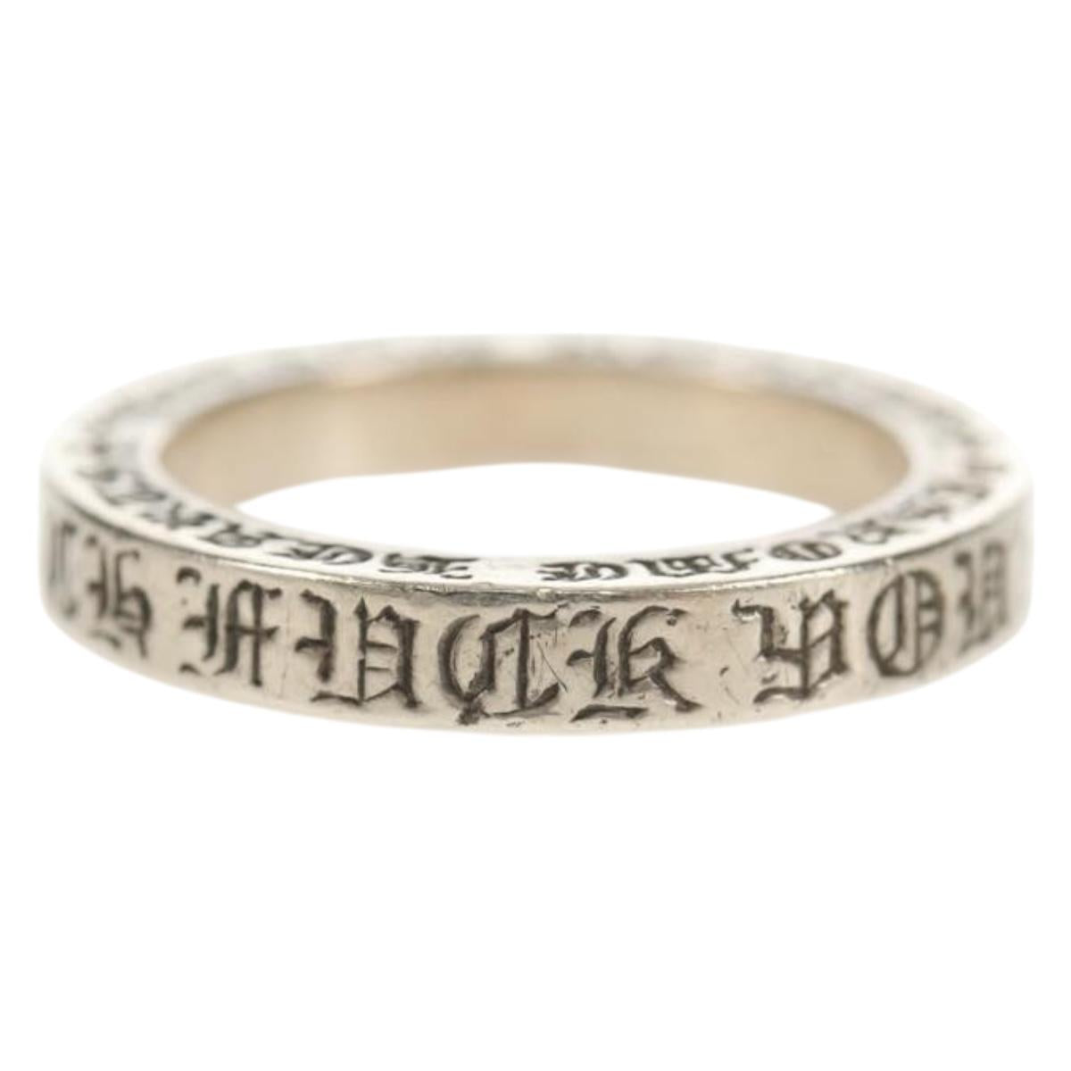 Chrome Hearts Spacer Ring Ag925 Silver Auth 152461M