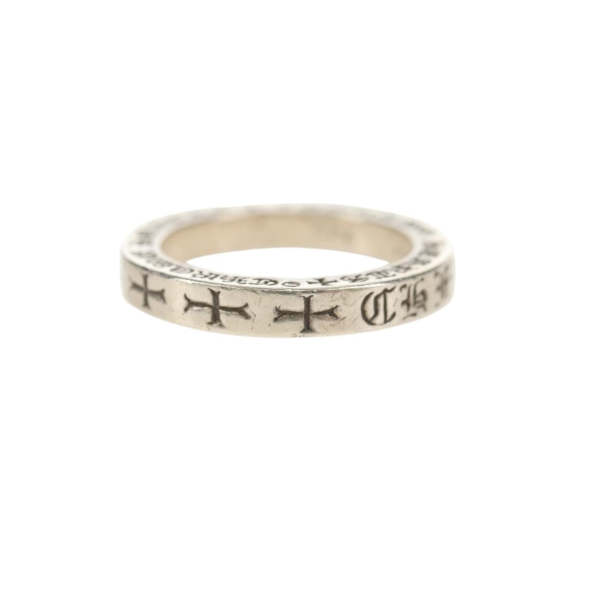 Chrome Hearts Spacer Ring Ag925 Silver Auth 152461M