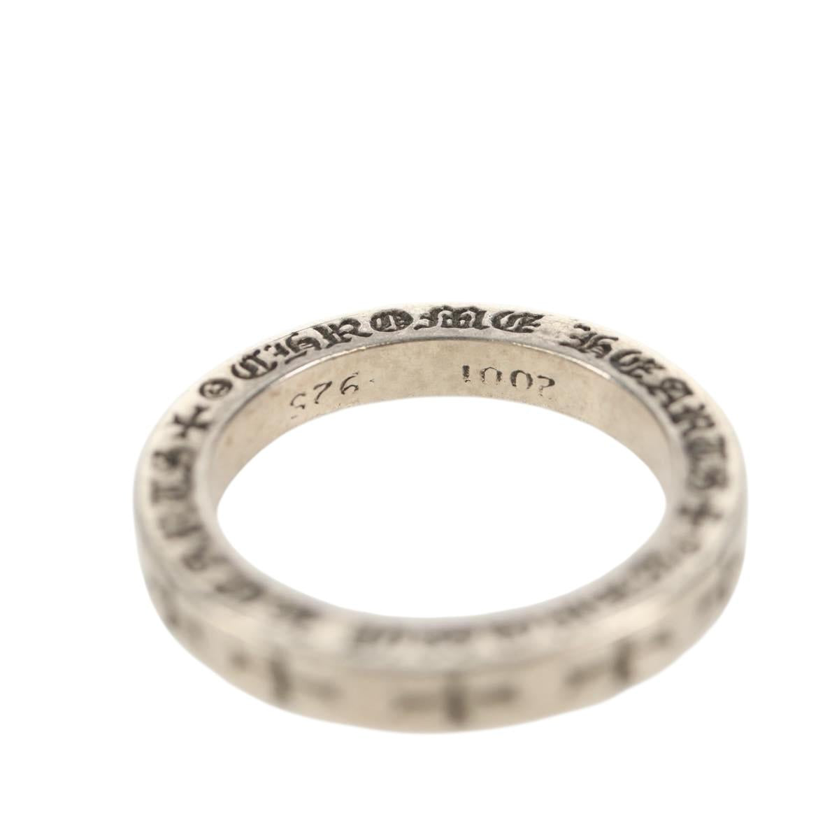 Chrome Hearts Spacer Ring Ag925 Silver Auth 152461M