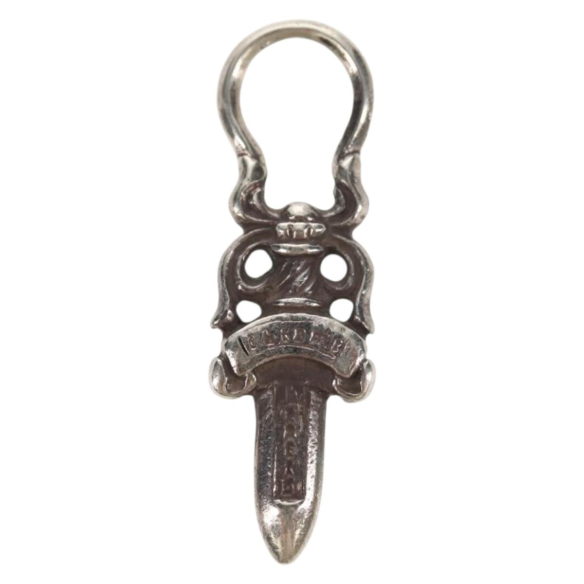Chrome Hearts Dagger Pendant Top Charm Ag925 Silver Auth 152463M