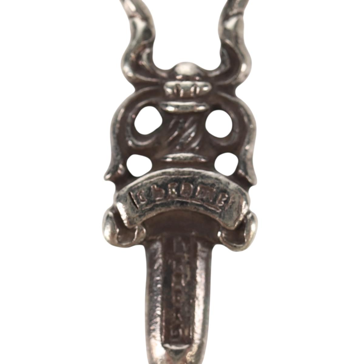 Chrome Hearts Dagger Pendant Top Charm Ag925 Silver Auth 152463M