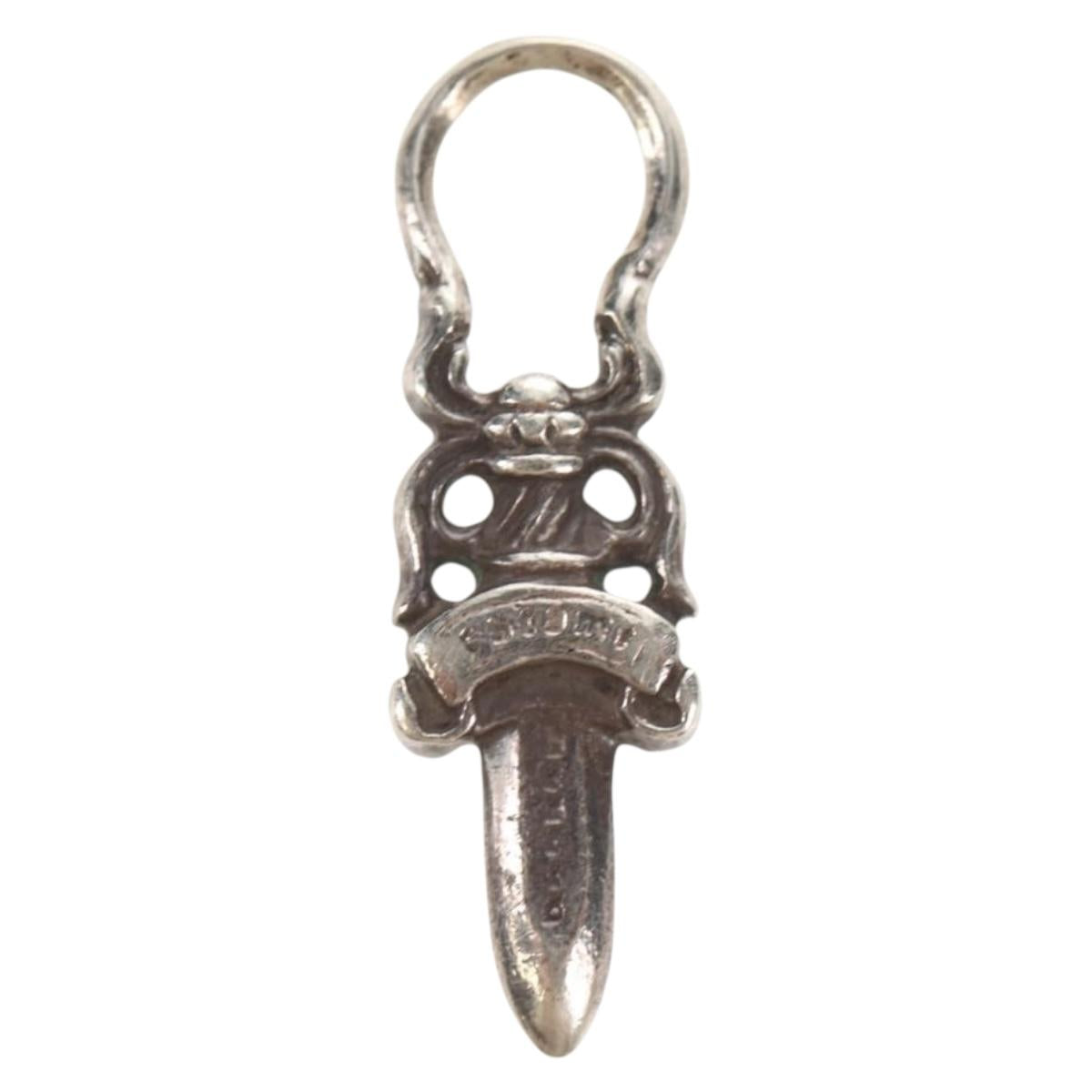 Chrome Hearts Dagger Pendant Top Charm Ag925 Silver Auth 152463M