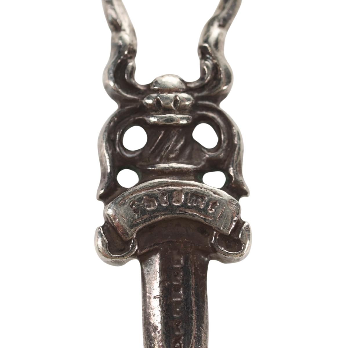 Chrome Hearts Dagger Pendant Top Charm Ag925 Silver Auth 152463M