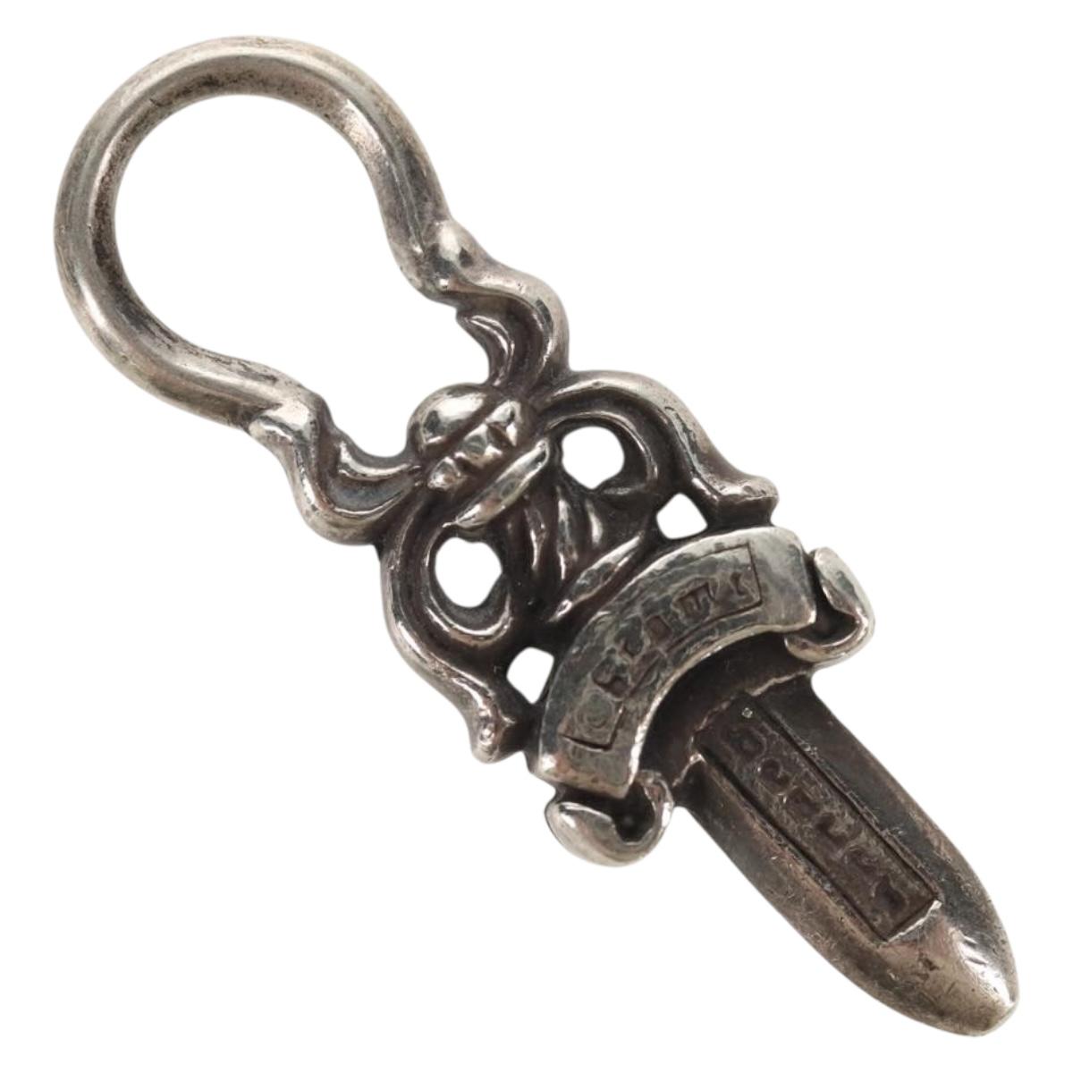 Chrome Hearts Dagger Pendant Top Charm Ag925 Silver Auth 152464M
