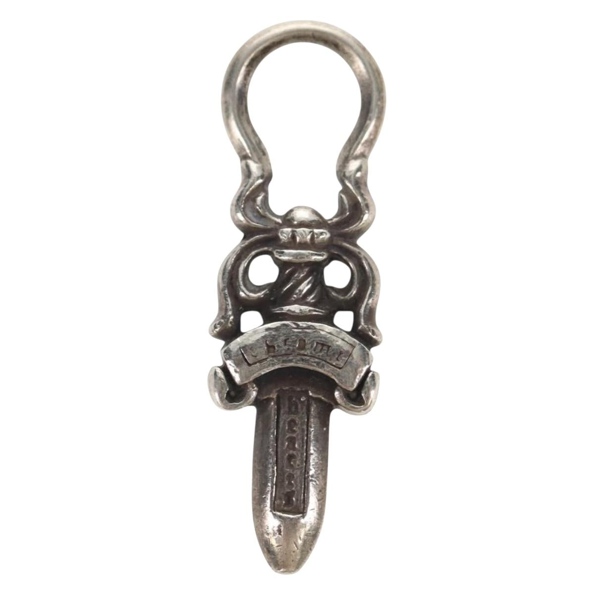 Chrome Hearts Dagger Pendant Top Charm Ag925 Silver Auth 152464M