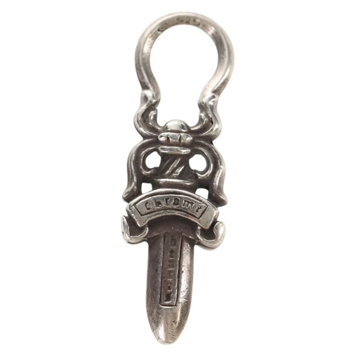 Chrome Hearts Dagger Pendant Top Charm Ag925 Silver Auth 152464M