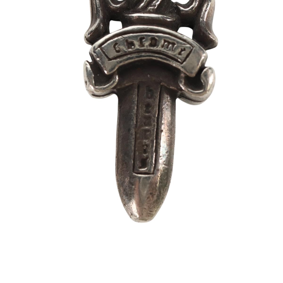 Chrome Hearts Dagger Pendant Top Charm Ag925 Silver Auth 152464M