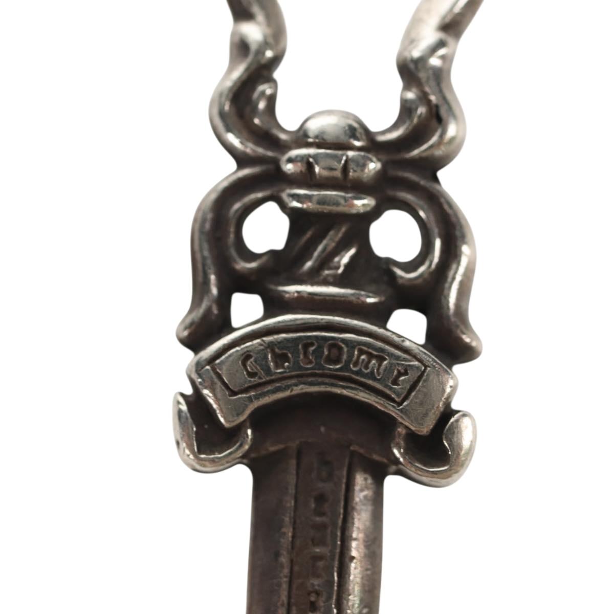 Chrome Hearts Dagger Pendant Top Charm Ag925 Silver Auth 152464M