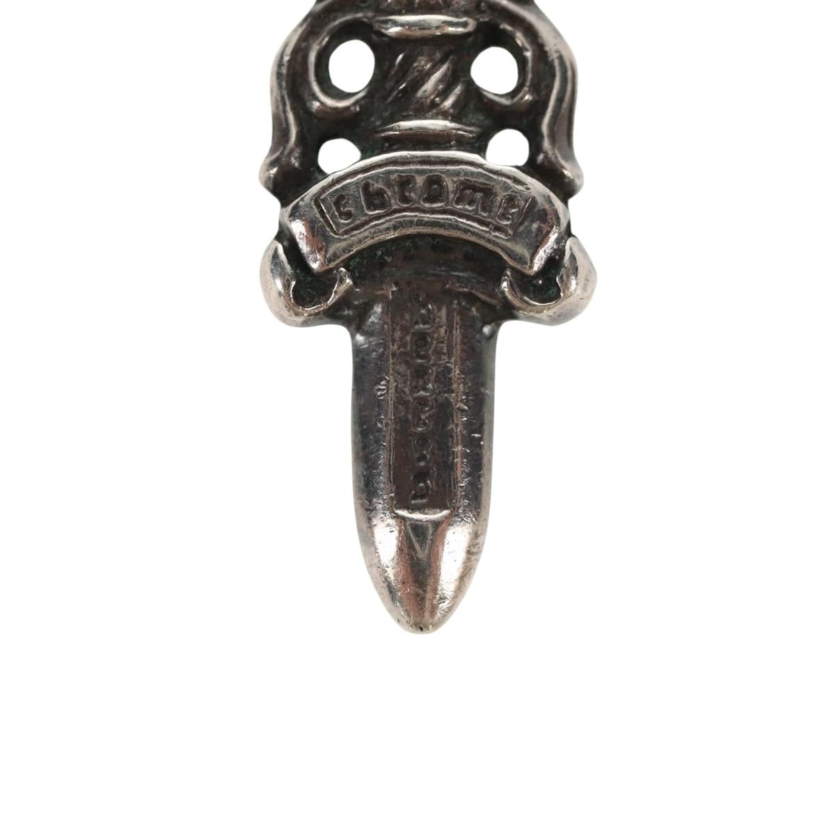 Chrome Hearts Dagger Pendant Top Charm Ag925 Silver Auth 152465M