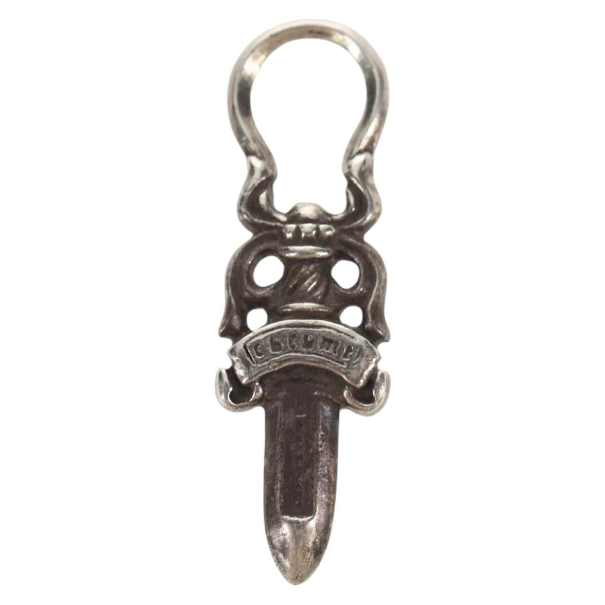 Chrome Hearts Dagger Pendant Top Charm Ag925 Silver Auth 152466M