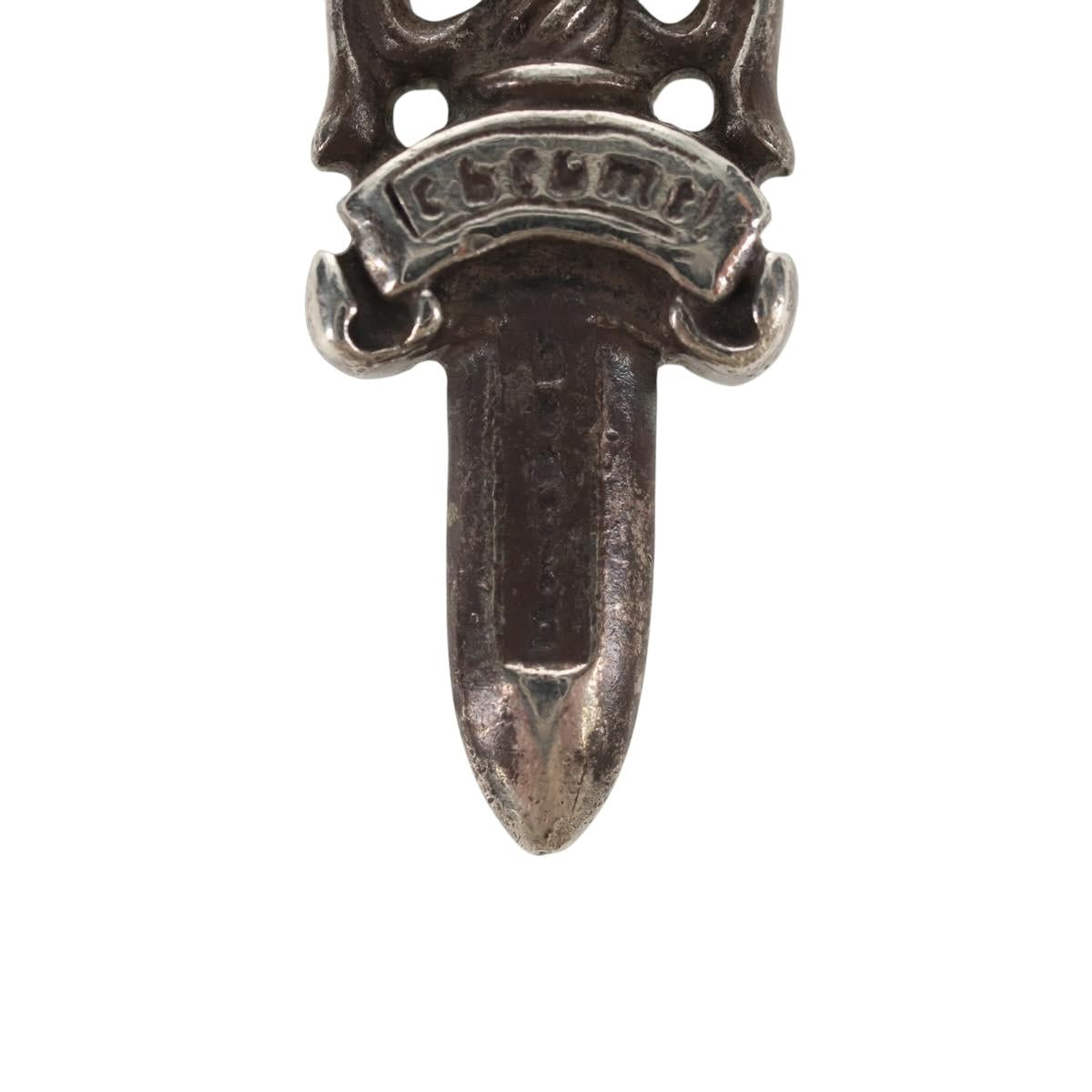 Chrome Hearts Dagger Pendant Top Charm Ag925 Silver Auth 152466M