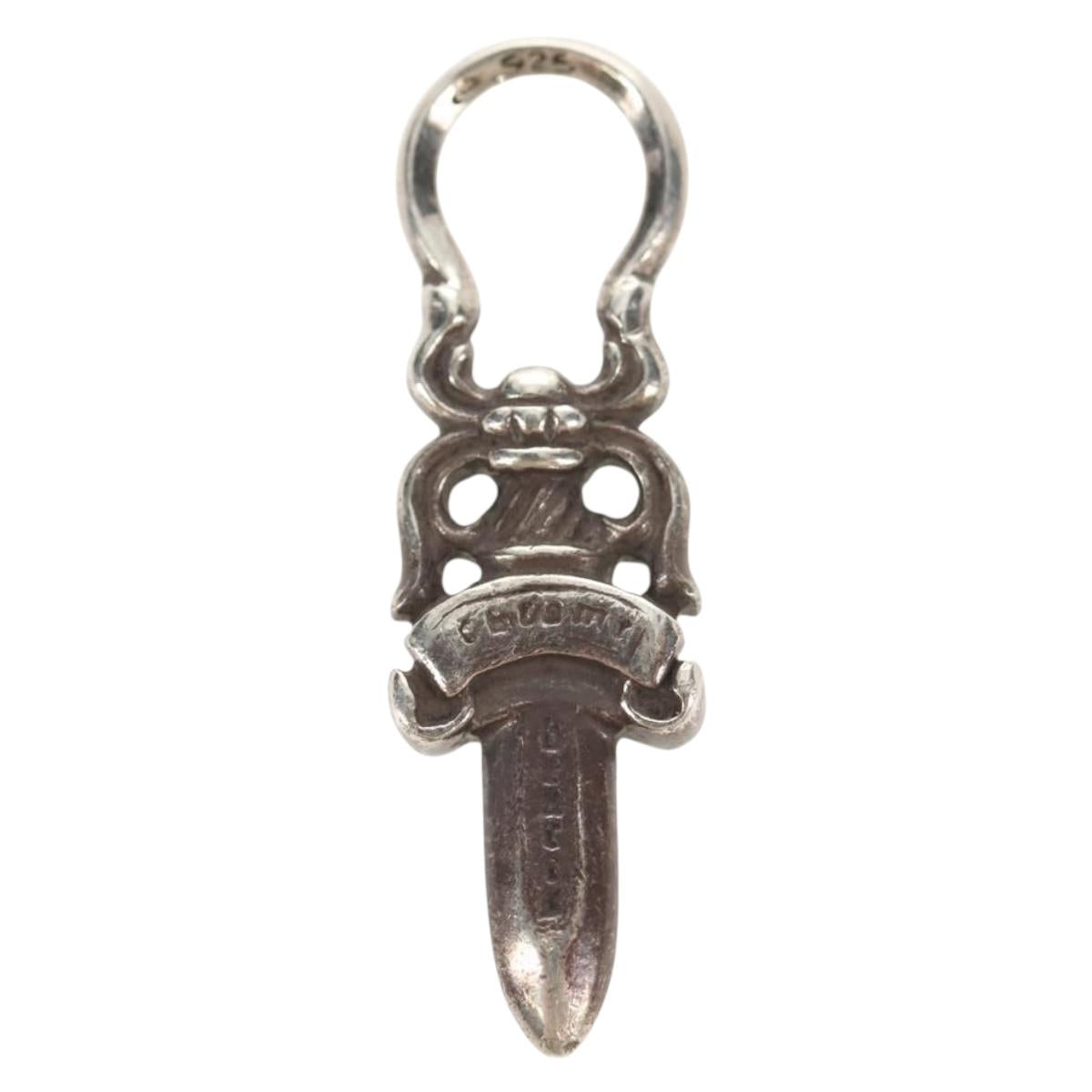 Chrome Hearts Dagger Pendant Top Charm Ag925 Silver Auth 152466M