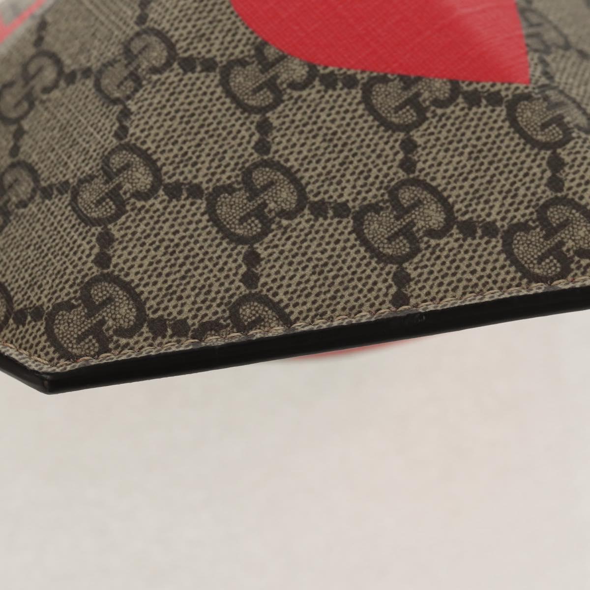 GUCCI GG Supreme Chain Shoulder Bag PVC Beige Gold 678131 Auth 152468AM