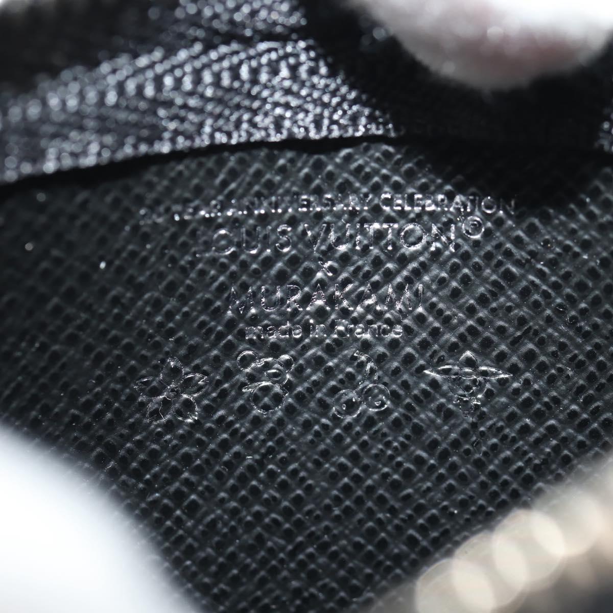 LOUIS VUITTON Multicolor Pochette Cles NM Coin Purse Black M60279 Auth 152469SM