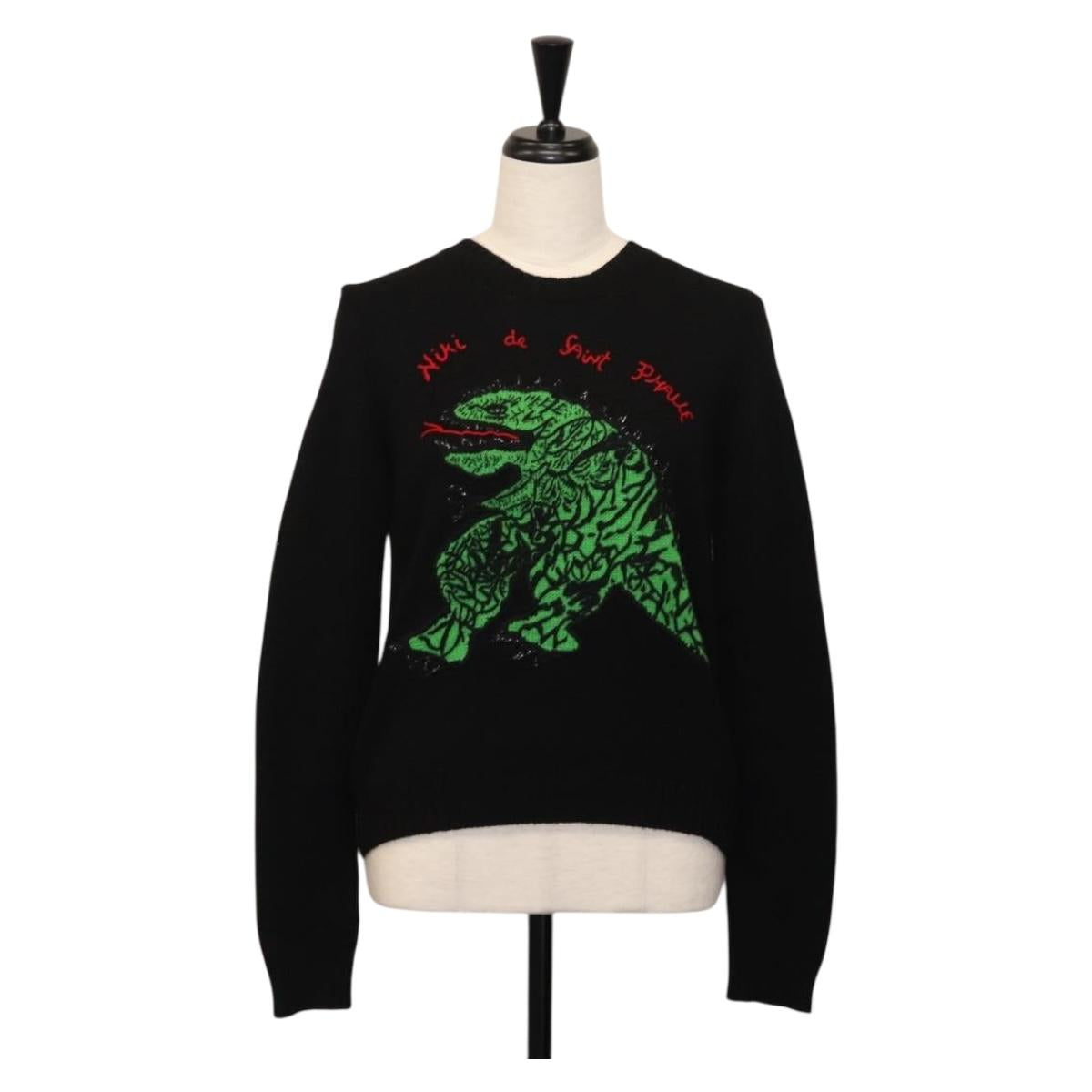 Christian Dior Sweater Cashmere Black Auth 152471M