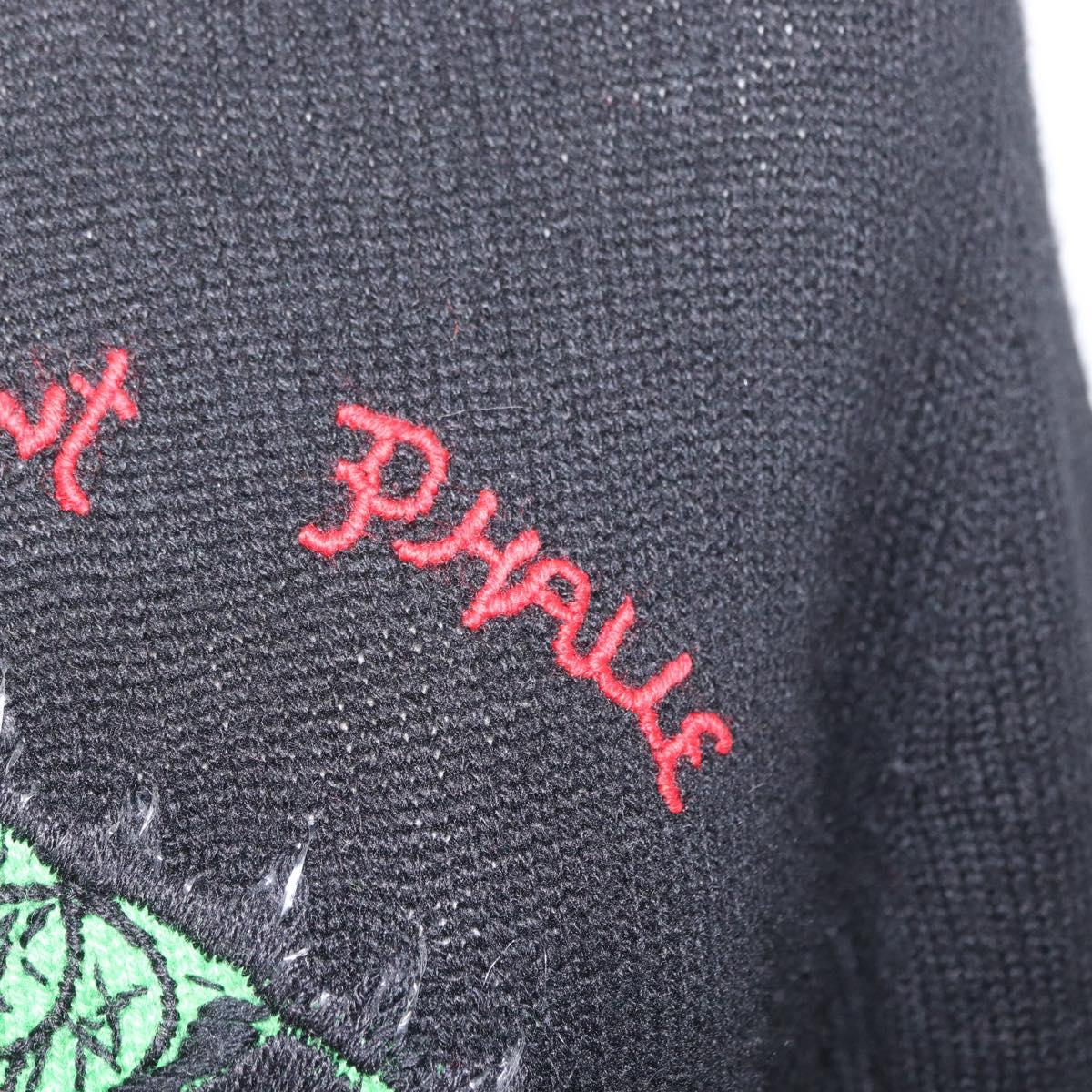 Christian Dior Sweater Cashmere Black Auth 152471M