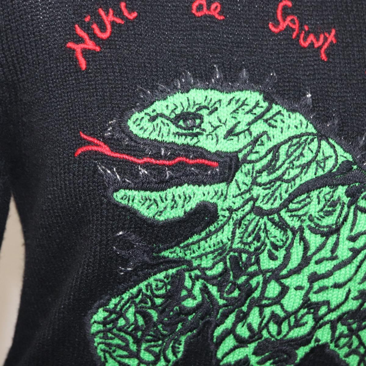 Christian Dior Sweater Cashmere Black Auth 152471M