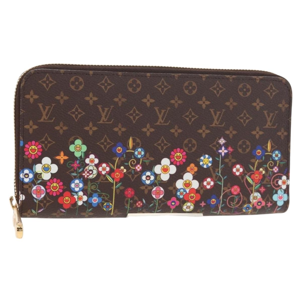 LOUIS VUITTON Zippy Wallet Louis Vuitton x Takashi Murakami M14162 Auth 152472SM