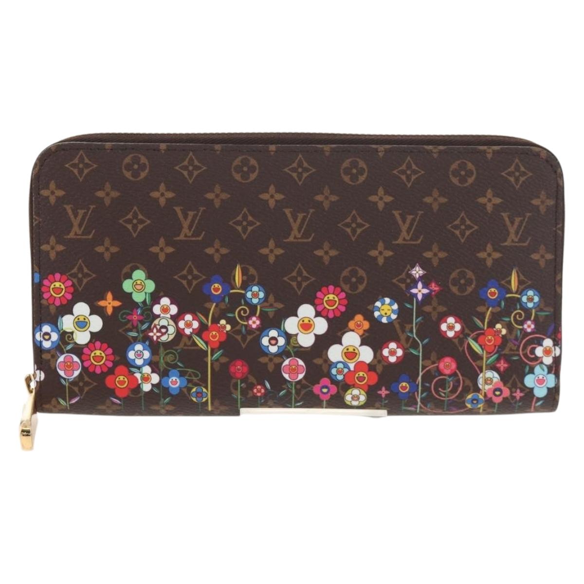 LOUIS VUITTON Zippy Wallet Louis Vuitton x Takashi Murakami M14162 Auth 152472SM
