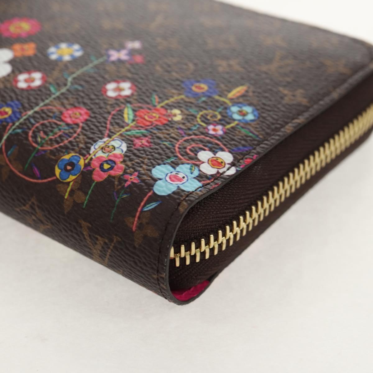 LOUIS VUITTON Zippy Wallet Louis Vuitton x Takashi Murakami M14162 Auth 152472SM